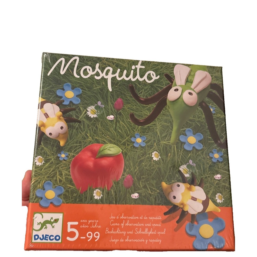 Djeco Mosquito Game Kids Board Game Ages 5+ Fast Reaction Sealed New